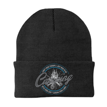 I Don't Need Therapy Embroidered Beanie